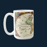 Vintage 1730 World Map Mug