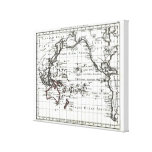 Vintage 1806 Map - Australasie et Polynesie Gallery Wrap Canvas