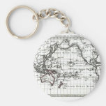 Vintage 1806 Map - Australasie et Polynesie Key Chain