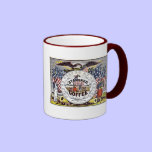 Vintage 1862 American civil war coffee mugs