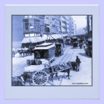 Vintage 1892 New York City Broadway invitations