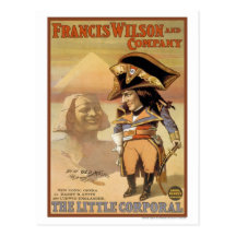 Vintage 1898 The little corporal comic opera Post Cards