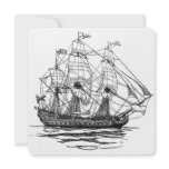 Vintage 18th Century 74 Gun Ship Custom Announcements
