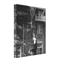 Vintage 1920s Tennis Fashion Canvas Print