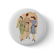 Vintage 1940s Fashion Buttons