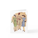 Vintage 1940s Fashion Card