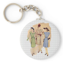 Vintage 1940s Fashion Key Chains