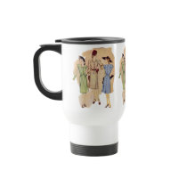 Vintage 1940s Fashion Coffee Mug