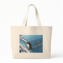 Vintage 1957 Chevy Car Grill Photograph Canvas Bag