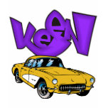 Vintage 1957 Vette Classic Corvette Grafitti KEEN T Shirt
