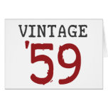 Vintage 1959 greeting cards