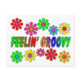 Vintage 1970's "Feelin' Groovy" gifts Post Cards