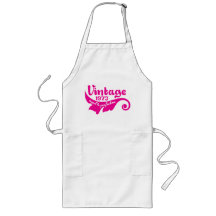 Vintage 1973 aged to perfection 40 birthday apron