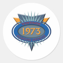 Vintage 1973 stickers
