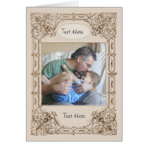 Vintage 3 Way Folio - Cards