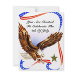 Vintage 4th Of July BBQ Invitation