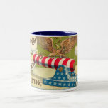 Vintage 4th of July Greetings Coffee Mugs