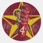 Vintage 4th of July Stickers