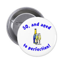 Vintage 50th Birthday Gag Gifts Pin