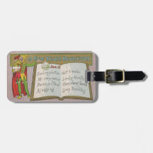 Vintage : A new year's resolution - Bag Tag