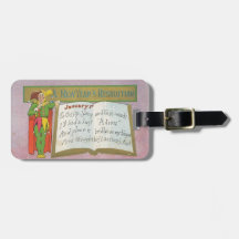 Vintage : A new year's resolution - Luggage Tags