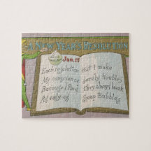 Vintage : A new year's resolution - Puzzle