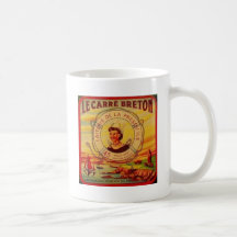 Vintage ad coffee mugs