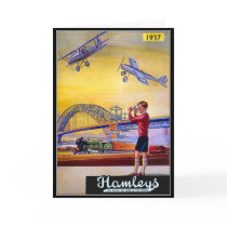 Vintage Advertisement: Hanleys Toy Airplane Greeting Cards