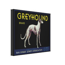 Vintage Advertising Greyhound Brand Lemons Canvas Print
