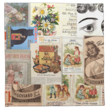 Vintage Advertisments Napkins