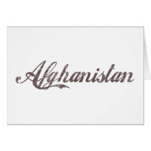 vintage Afghanistan Card