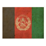 Vintage Afghanistan Flag Post Card