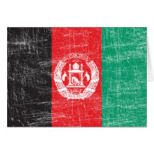 vintage Afghanistan Greeting Card