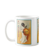 Vintage African American Halloween Mug