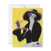 Vintage Afternoon Tea Party Invites