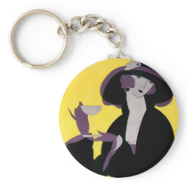 Vintage Afternoon Tea Party Keychain