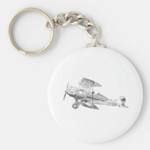 vintage air plane key chains