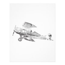 vintage air plane letterhead