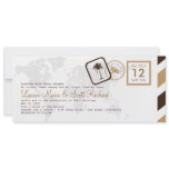 Vintage Airline Boarding Pass Invitation