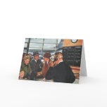 Vintage Airline Ticket Counter with Passengers cards