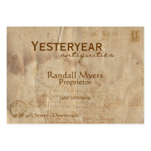 Vintage Airmail II Business Card Template