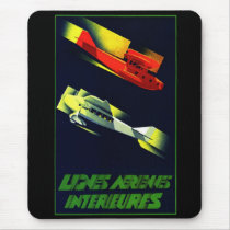 Vintage airplane - Travel gifts and greetings Mousepad