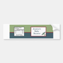 Vintage Airplane Water Bottle Label Bumper Stickers
