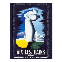 Vintage Aix-Les-Bains Post Card