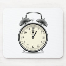 Vintage Alarm Clock Mousepads