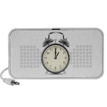 Vintage Alarm Clock Notebook Speakers