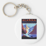 Vintage Alaska Key Chain