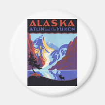 Vintage Alaska Magnets