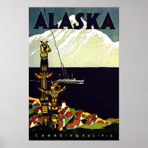 Vintage Alaska Print