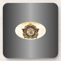 VINTAGE ALE BEVERAGE COASTER